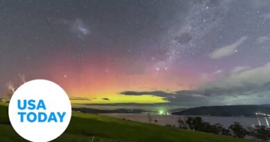 Beautiful timelapse of aurora phenomenon captured in southern Tasmania | USA TODAY