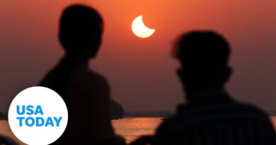 Last partial solar eclipse of 2022: How it looked from Italy to India | USA TODAY