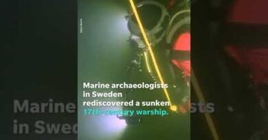 Sunken Swedish warship Applet, sistership to Vasa, rediscovered | USA TODAY #Shorts