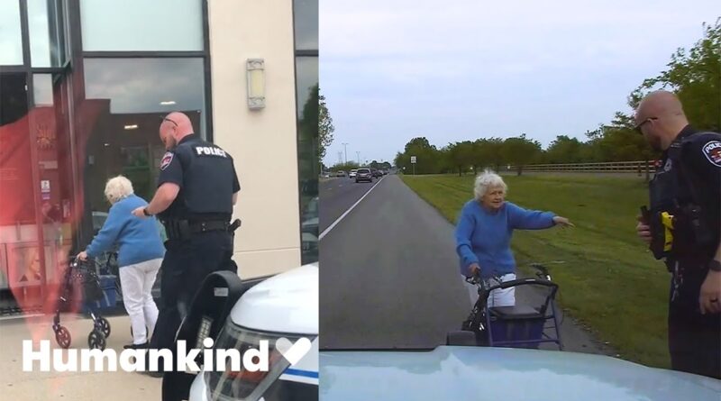 A cop's kindness makes a senior's day | Humankind #goodnews