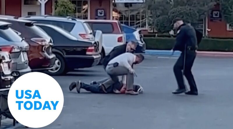 Video shows police takedown of shooting suspect in Half Moon Bay, CA | USA TODAY