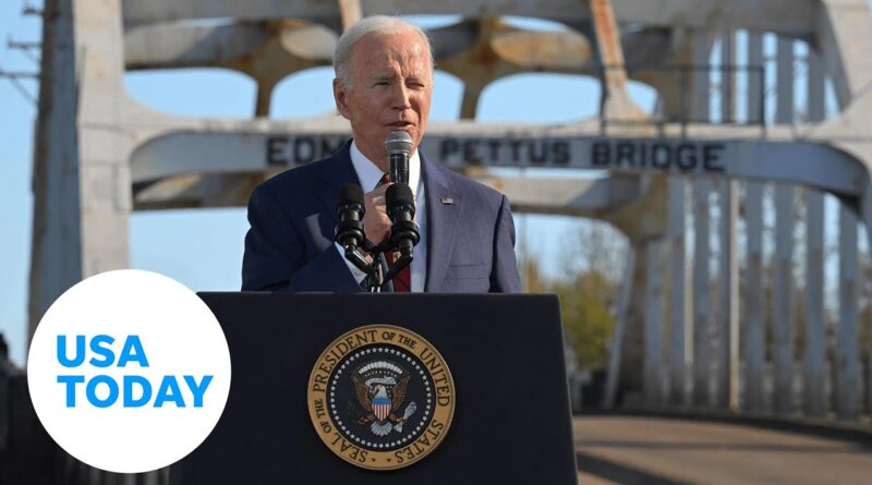 Biden calls for more voting rights as he pays 'Bloody Sunday tribute | USA TODAY