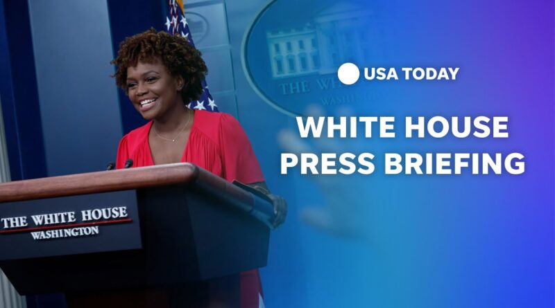 Watch: White House press briefing with special guests from Ted Lasso cast